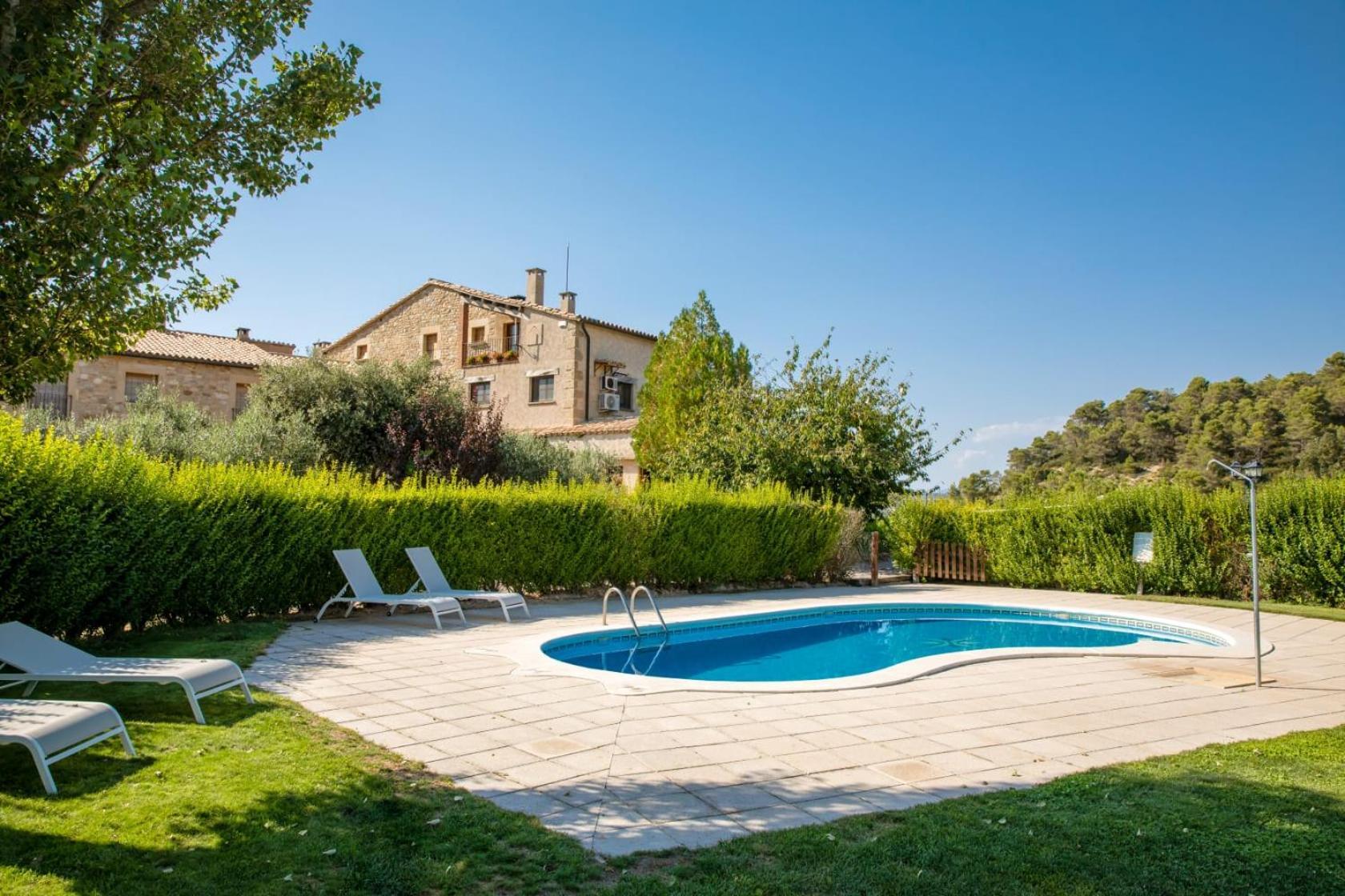 Bed and Breakfast Cal Ros Calonge de Segarra Exterior foto